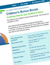 Childrens Children's Bonus Bond National